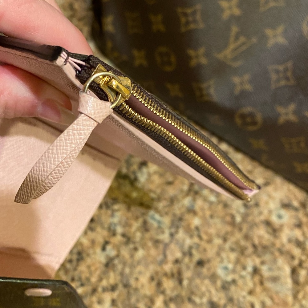SOLD❤️Louis Vuitton Victorine wallet rose monogram - Picture 14 of 14